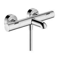 ECOSTAT FINE, CROM, BATERIE CADA-DUS, TERMOSTATATA, CU MONTAJ PERETE, 13325000